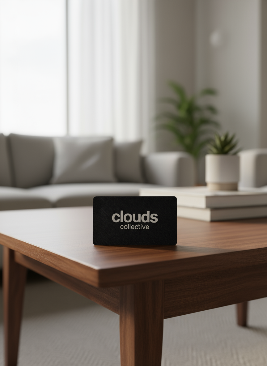 clouds collective gift card, design 3