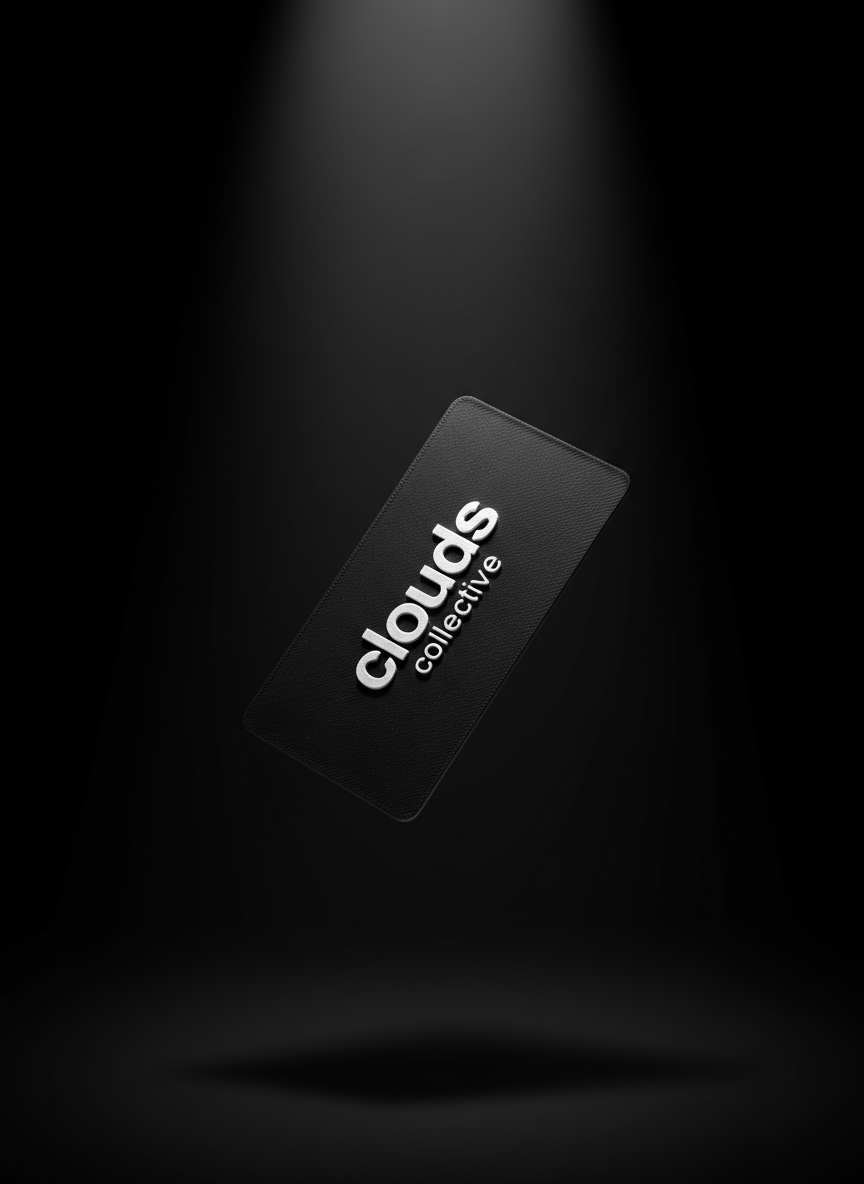 clouds collective gift card, design 4