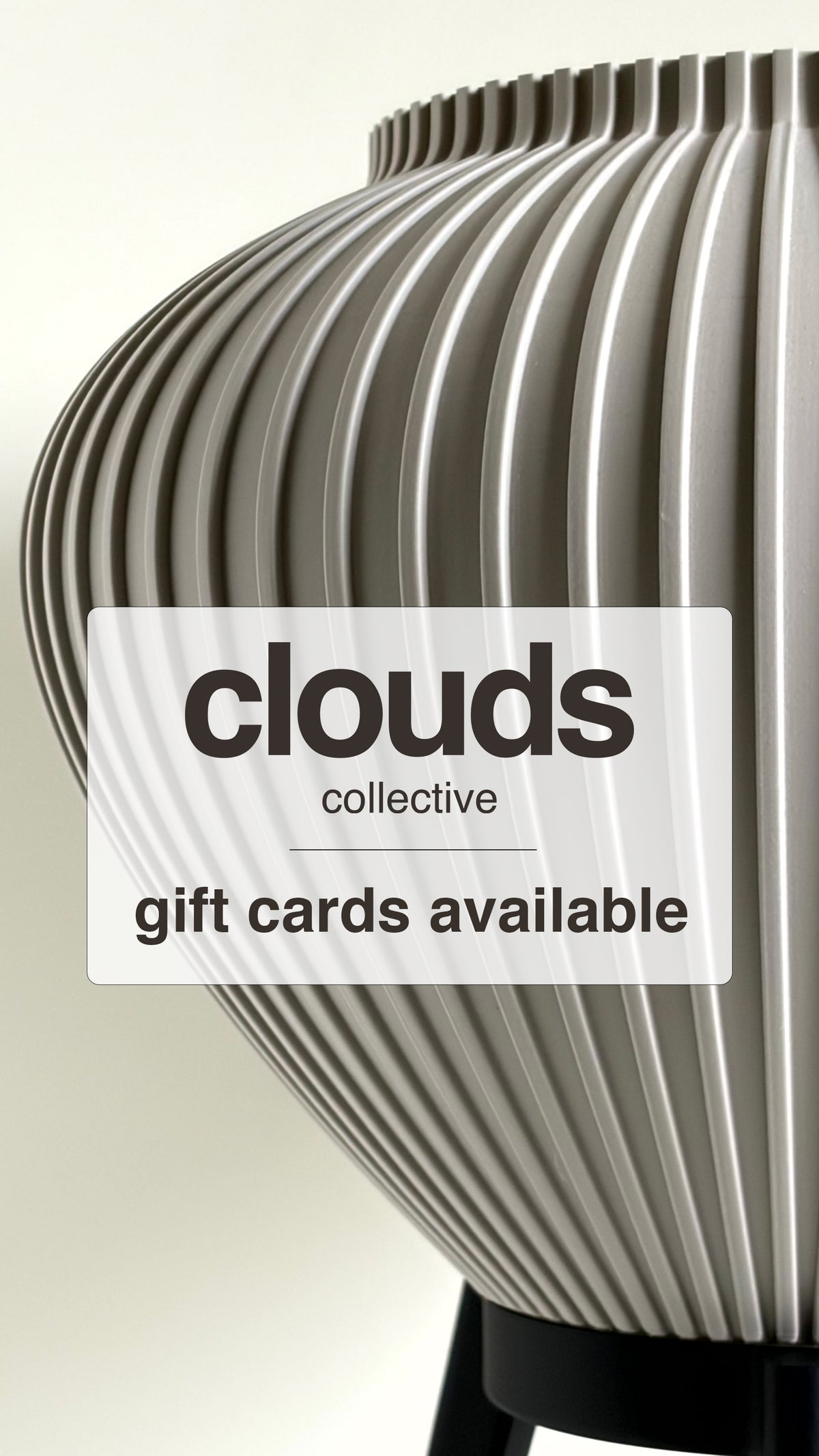 clouds collective gift card, design 5
