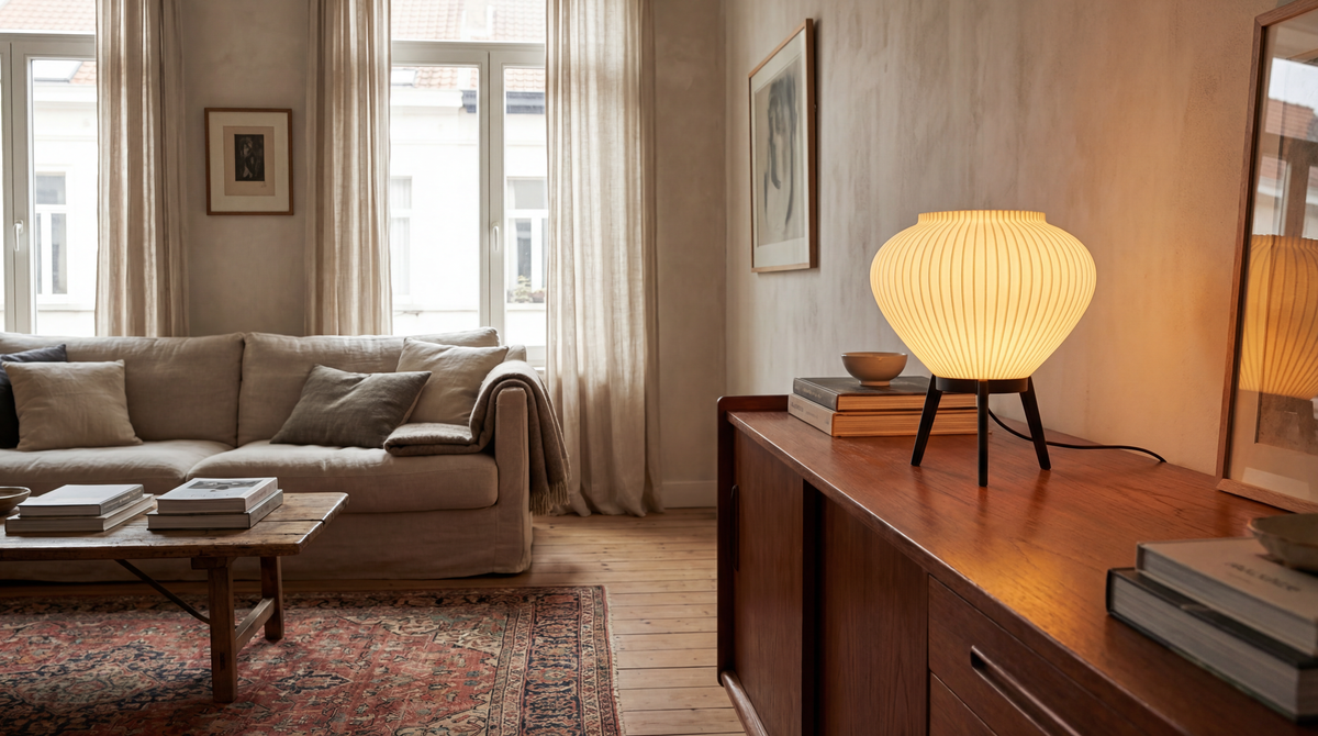 ALTO lamp in a warm Antwerp interior